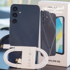  3 جهاز جديد بالكرتونة Samsung A16 5G رام 12 جيجا 128 مكفول سنة متوفر توصيل