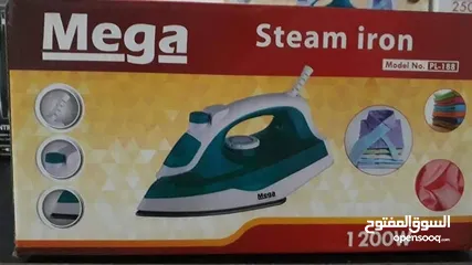  2 مكواة البخار Mega – موديل PL-188  الحل المثالي لإطلالة مرتبة وأنيقة كل يوم!