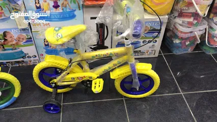  9 دراجات هوائية للاطفال مقاس 12 insh باسعار مميزة عجلات نفخ او عجلات إسفنجية