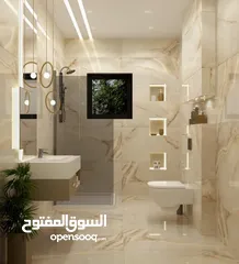  4 معلم بليط تسليم هندسي تجديد حمامات بأحدث طراز تنفيذ شلالت وبربكيو .فير بلس غاز +فير بليس حطب زرب