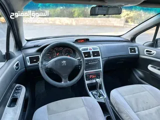  13 بيجو 307 موديل 2007 فل مع فتحة وفحص كامل للبيع