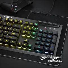  5 Redragon K513 RGB Membrane Gaming Keyboard, Standard 104 Keys كيبورد ريدراجون جديد Redragon K513 RGB