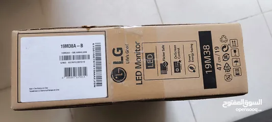  7 للبيع شاشه كمبيوتر قياس 19 انش ال جي LG