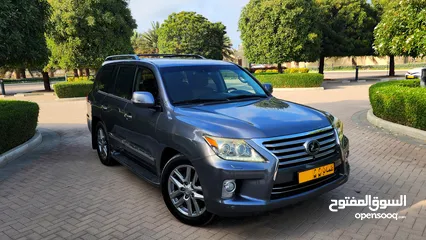  1 للبيع لكزس LX570 2012 خليجي نظيفة بدون حوادث