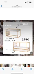  3 للبيع تخت ikea عدد 2 الواحد ب130