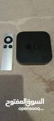  1 أبل tv شغال فحص معاه ريموت بحالة ممتازة
