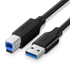  2 UGREEN US210 USB 3.0 AM to BM Printer Cable -1M