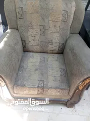  3 طقم كنب مستعمل 9 مقاعد للبيع