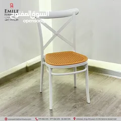  2 كرسي عظم اوروبي ثقيل وعملي مناسب داخلي وخارجي