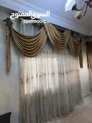  7 ‏طقم كنب خشب زان سبع مقاعد