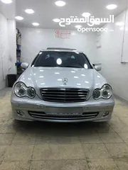  2 مرسيدس c200 موديل 2004 لون سلفر