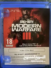  1 Call of duty Modern Warfare 3 قرص