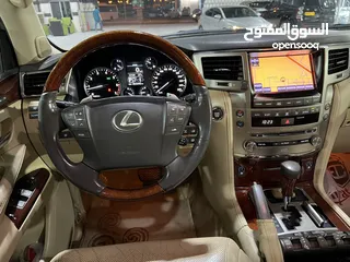  7 لكزس فاخرة للبيع Lx570 وكالة بهوان خليجي مع سرفس مجاني وكالة افضل لون ذهبي مع بيج2012 استخدام شخصي