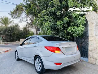  5 هونداي اكسنت 2014 فل اوتماتك 4 غيار بنزين اصل كوررري ترخيص وتأمين شامل  الله يبارك ..