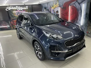  8 كيا سبورتاج للبيع موديل 2019، حجم المحرك ،   1600 مع امكانية البدل على 7 راكب