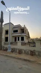  15 فيلا تاون هاوس Corner 4 أدوار 5 غرف منهم 4 ماستر اسانسير في كمبوند " Sarai "