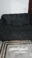  1 كنبة ثنائية لون سكني استعمال خفيف  صوبة مستعملة ناشونال دريم