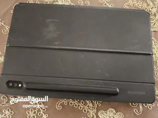  6 Samsung tab s7 128gb مع القلم والكيبورد