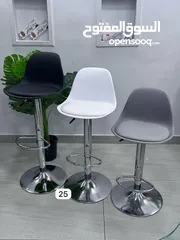  1 كرسي ستول كرسي بار كرسي ستول بار اكريليك مقاوم للكسر مستورد مع مقعد منجد وبكفالة ينة وباقل سعر