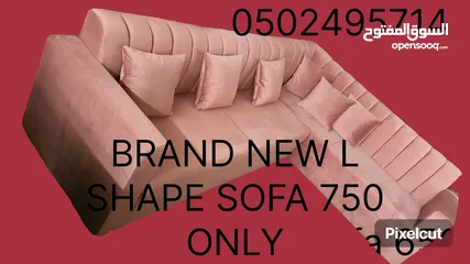  1 brand new L shape sofa 6 seater