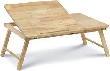  8 LAPTOP TABLE  طاولة لابتوب خشب, معدن  قابلة للتعديل بشكل مريح