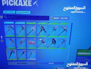  19 حساب فورتنايت وروكيت مرتب بسعر نار عرض