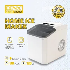  1 ماكينة صنع  الثلج denx (ice maker)