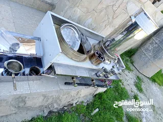  6 عدة قهوه غاز ثلاث عيون سخان ماء صينيه معالق ومعلقة عيار وحافضه