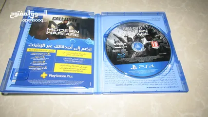  2 قرص لعبة call of duty modern warfare