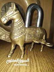  1 قفل نحاس  مجسم حصان