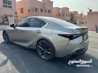  17 Lexus IS350 3.5L F Sport Platinum 2023 - Silver Color GCC