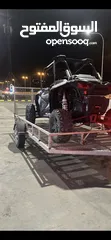  2 بولاريس 1000 RZR مع العربة