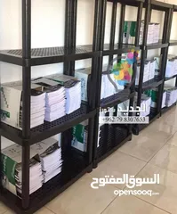  6 رفوف بلاستيك قوية ومتينة