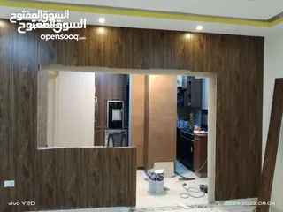  21 تركيب جميع انواع الديكور الداخلي و الخارجي احدث التصميم للجبسومبورد وبديل الخشب وبديل الحجر وبديل ال