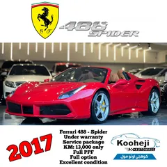  1 Ferrari *488 Spider*