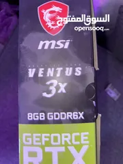  2 كارت شاشة rtx 3070 ti msi ventus 3*