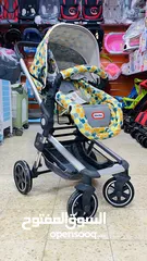  2 عرباية الدفع الشارع الاوروبية للاطفال ماركة little tikes الراحة والامان لك ولطفلك لدى island toys