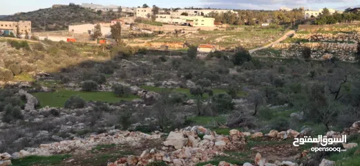  1 800متر طابوا فلسطيني في اجمل موقع بالكفريات واطلالة مميزةمنطقة( b)صالحة للبناء