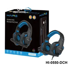  1 Haing HI-0550-DCH Gaming Headset with Mic for Laptop Computer, Cellphone, PS4 سماعات بسلك للالعاب