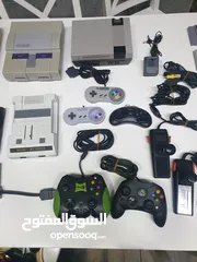  10 اجهزة واشرطه اتاري نينتدو  وفملي واتاري 2600