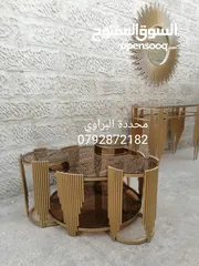  25 طاولات سفرة  طاولات وسط  طاولات سيرفس  مداخل