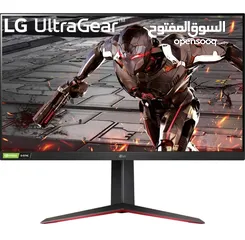  1 شاشة LG   32GN650 monitor  شبه جديدة حالة ممتازة 32inch 2k