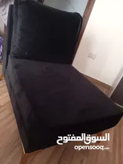  3 كنبه لون اسود تفصيل