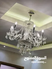  8 ثريا كرستال مع براكيت عدد 2