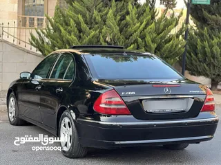  7 مرسيدس e200 موديل 2006 بحالة الوكالة فل اضافات افنتجارد لون اسود بالصلاة ع النبي ما شاء الله