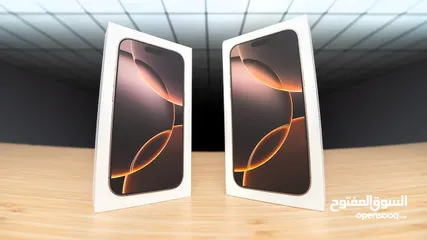  13 iPhone 16 pro  جديد كفالة الوكيل الرسمي في الأردن (128GB/256GB)