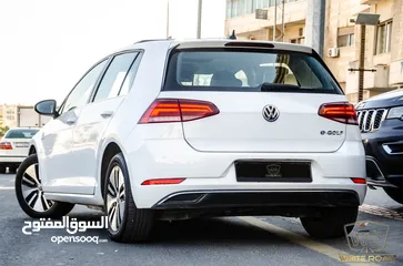  5 Volkswagen E-golf 2019  السيارات بحالة ممتازة جدا و ممشى ما يقارب ال 25,000  كم