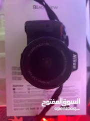  2 نيكون 3300d حال الوكاله  شتر قليل  عدسه 18/55 ستراب  وصلات  ترايبود  شاحن  بطاريه