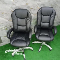 4 خصم خاص للشركات جاهز تكون مدير بجلسة ملوكية؟ كرسي مدير جلد فاخر، مريح بشكل لا يوصف!