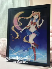  1 برواز الحائط متغير الشكل سيلور مون / sailor moon wall hang - changing pictures